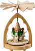 Miniature Pyramid Angel | Warm Air Pyramid – alternate view of the Christmas pyramid