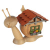 Wooden Snail Travel Trailer German Smoker SMD146X1730