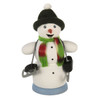 Snowman with Skates German Incense Smoker – German Christmas smoker by Kuhnert