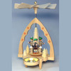 Bavarian Beer German Christmas Tealight Pyramid – alternate view of the Christmas pyramid