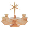 Natural Advent Candleholder CHD201X050X1 – wooden candleholder by Frank Weber