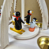 Penguins Family Tea Light German Pyramid – alternate view of the Christmas pyramid