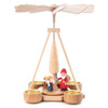 Santa Children Tea Light German Pyramid – Christmas pyramid by Frank Weber