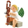 WENDT & KÜHN Blonde Angel Contrabasson Figurine – Christmas ornament