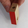Red Candleholder Replacement Part Base – wooden candleholder by Richard Glaesser