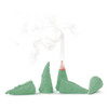 KNOX Forest Scent German Incense Cones - Waldduft – detail view of the German Christmas smoker