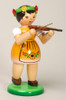 Girl Playing Violin German Figurine – Christmas ornament by Zeidler Holzkunst GmbH