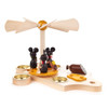 Mice on the Breakfast Cheese Board German Tealight Pyramid – Christmas pyramid by Ralf Zenker