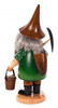 Miner Bearded Gnome German Smoker – alternate view of the German Christmas smoker