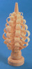 Mini Natural Shaved Tree German Figurine 5cm – alternate view of the wooden figurine