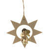 Star Angel Trombone Christmas German Ornament – Christmas ornament by Richard Glaesser