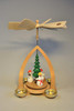 Snowmen Tree Tealight German Christmas Pyramid – alternate view of the Christmas pyramid