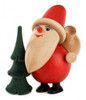 Santa Tree Wooden German Figurine – Christmas ornament by Herbert Thiele Nachf