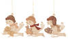 Set 3 Wooden German Christmas Birds Ornaments – Christmas ornament by Kuhnert