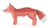 Tiny Fox Vixen Kit German Hand Carved Miniature Figurine – Christmas ornament by Reifendreherei Harald Lorenz