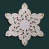 German Table Topper Holiday Holly STAR