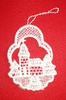 Winter Church Small German Lace Christmas Ornaments – Christmas ornament by Funke Stickerei GmbH