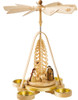 Christmas German Nativity Tealight Pyramid | 11 Inches Tall – Christmas pyramid by Richard Glaesser
