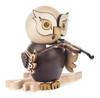 Whimsical Owl with Violin Music German Smoker – German Christmas smoker by Kuhnert