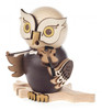 Whimsical Owl with Violin Music German Smoker – alternate view of the German Christmas smoker