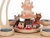 Cats Cat Lover Tea Light Pyramid – detail view of the Christmas pyramid