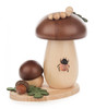 Mushroom with Caterpillar and Bug German Smoker – German Christmas smoker by Kuhnert GmbH
