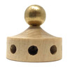 Pyramid Gold Accent Hub 9 Holes - 4.5mm / 2mm – Christmas pyramid by Richard Glaesser
