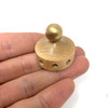 Pyramid Gold Accent Hub 9 Holes - 4.5mm / 2mm – detail view of the Christmas pyramid
