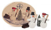 Snowmen in Wood Box German Figurine Set – Christmas ornament by Knuth Neuber