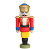Nutcracker German King Ornament Red Jacket – German nutcracker by Seiffener Volkskunst eG