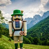 Miniature Oktoberfest Pretzel Bavarian German Nutcracker – alternate view of the German nutcracker