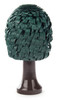 Tree 4 inch Wooden German Green Figurine