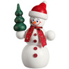 Happy Snowman with Tree Germany Smoker. | 5.9 Inches Tall – German Christmas smoker by Seiffener Volkskunst eG