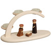 German Candle Arch Nativity Tealight Scene Schwibbogen - 15305