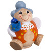 Miniature Happy German Smoker Incense Figure Grandma Teapot – German Christmas smoker by Seiffener Volkskunst eG