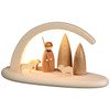 German Candle Arch Shepherd Sheep Schwibbogen Natural LED – Christmas light arch by Seiffener Volkskunst eG