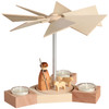Shepherd Sheep Natural German Tealight Pyramid – Christmas pyramid by Seiffener Volkskunst eG