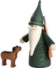 Hunter Gnome with Dog Figurine