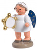 Angel Figurine with a Tambourine – Christmas ornament by KWO