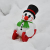 MINI Snowman on Sled German Smoker Incense Figure | 4 Inches | 10cm – detail view of the German Christmas smoker