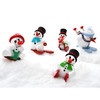 MINI Snowman on Ice Skates German Smoker Incense Figure | 11cm – alternate view of the German Christmas smoker