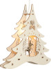 Carved Deer Scene - German Tree Lamp – alternate view of the Christmas light arch