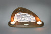 Deer Feeding Tealight Holder - German Arch - Schwibbogen – alternate view of the wooden candleholder