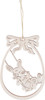 Paintable Spring German Ornaments – detail view of the Christmas ornament