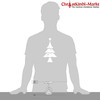 Miniature Pyramid - Three Rabbits | 13cm | Warm Air Pyramid – alternate view of the Christmas pyramid