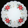 Winterstern Poinsettia 23 cm round – alternate view of the German handcrafted gift