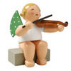 WENDT & KÜHN Blonde Angel Viola Figurine Sitting – Christmas Figurine