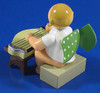 Blonde Angel Zither Figurine Wendt Kuhn Sitting FGW650X49A