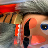 German Soldier Nutcracker in RED - Bump and Scratch – side view of the German nutcracker