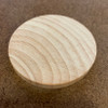 Circular Disk - Natural Wood - 2 3/8 Inch Diameter x 1/4" Tall